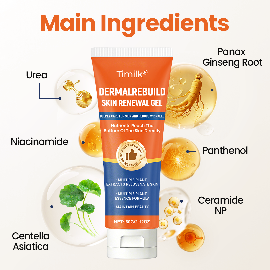 Timilk® DermalRebuild Skin Renewal Gel.
