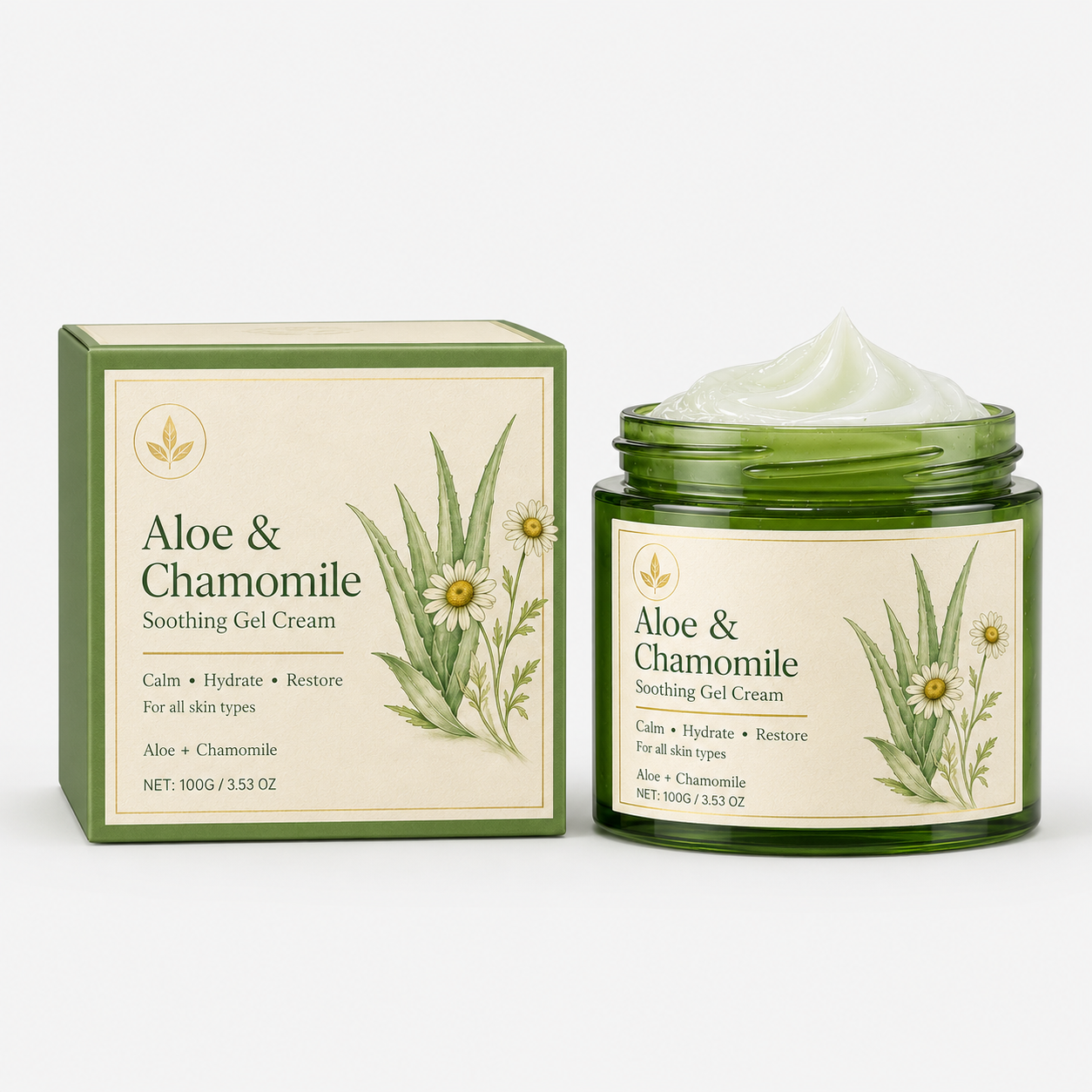 Aloe & Chamomile Soothing Gel-Cream