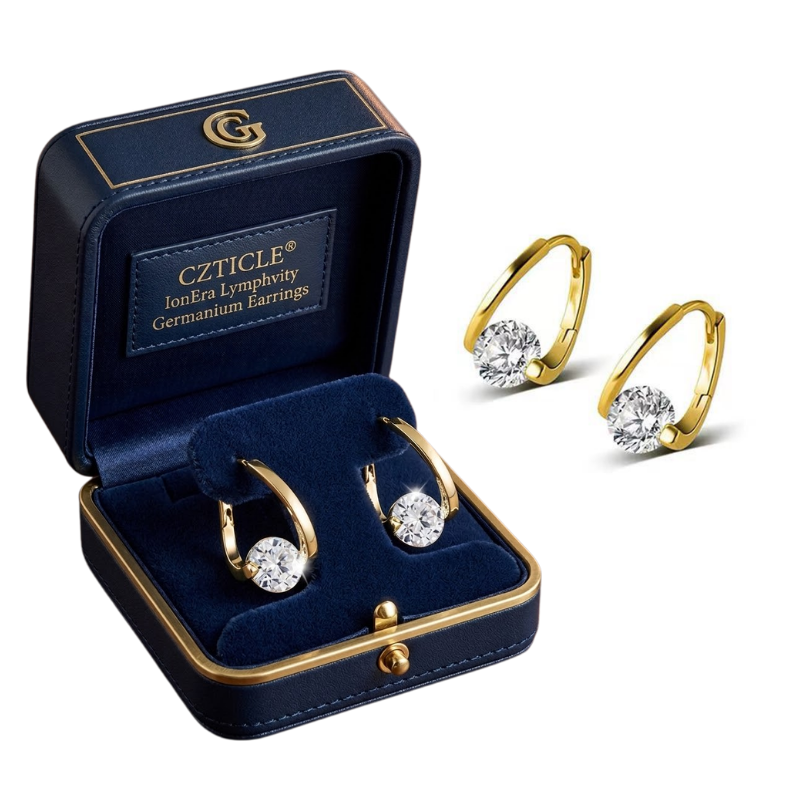 CZTICLE® IonEra Lymphvity Germanium Earrings.