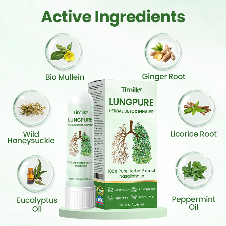 Timilk® LungPure Herbal Detox Inhaler