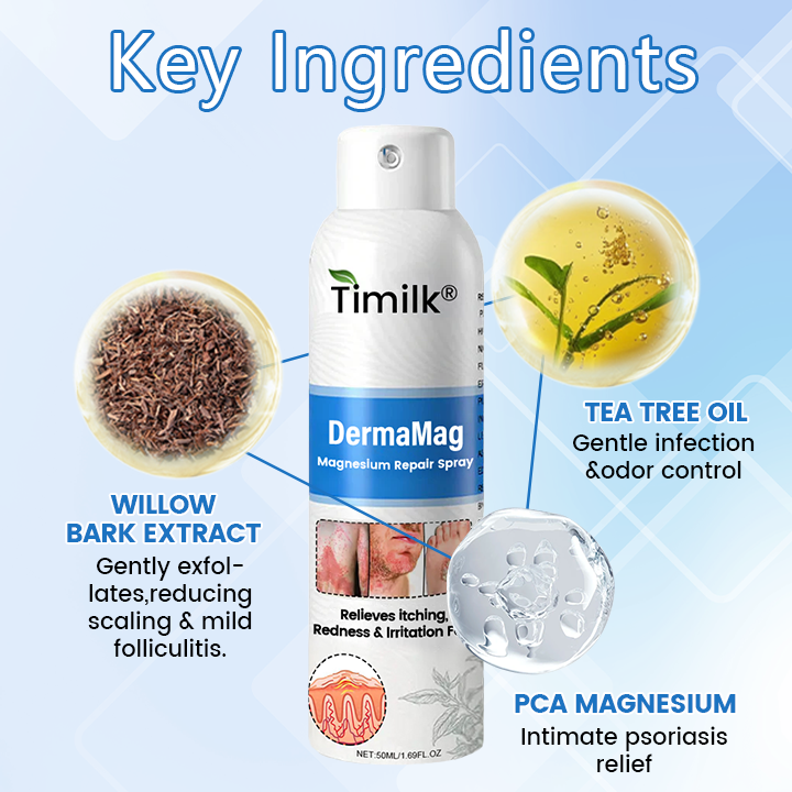 Timilk® DermaMag Magnesium Repair Spray.