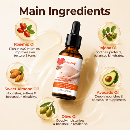 Biancat® SilkStretch Natural Stretch Mark & Scar Oil