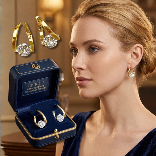 CZTICLE® IonEra Lymphvity Germanium Earrings.
