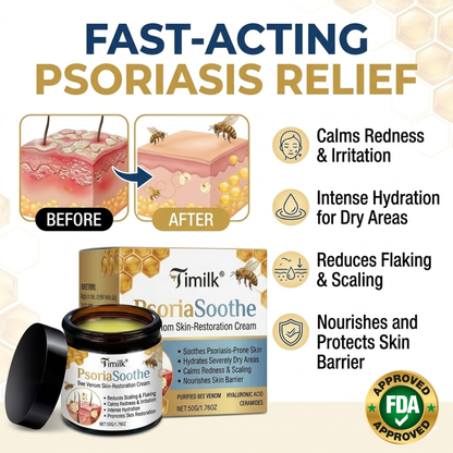 Timilk® PsoriaSoothe Bee Venom Skin-Restoration Cream