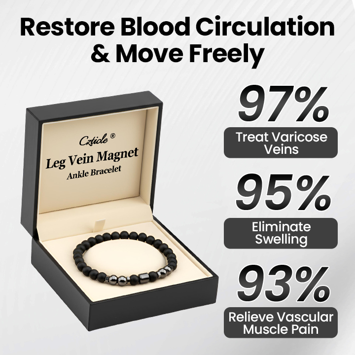 Czticle® Leg Vein Magnet Ankle Bracelet