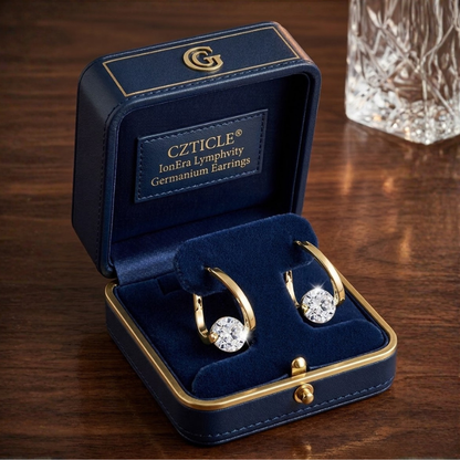 CZTICLE® IonEra Lymphvity Germanium Earrings.