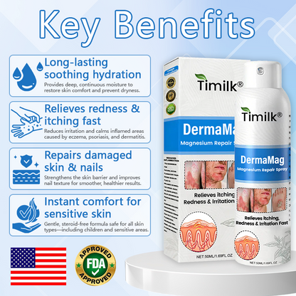 Timilk® DermaMag Magnesium Repair Spray.