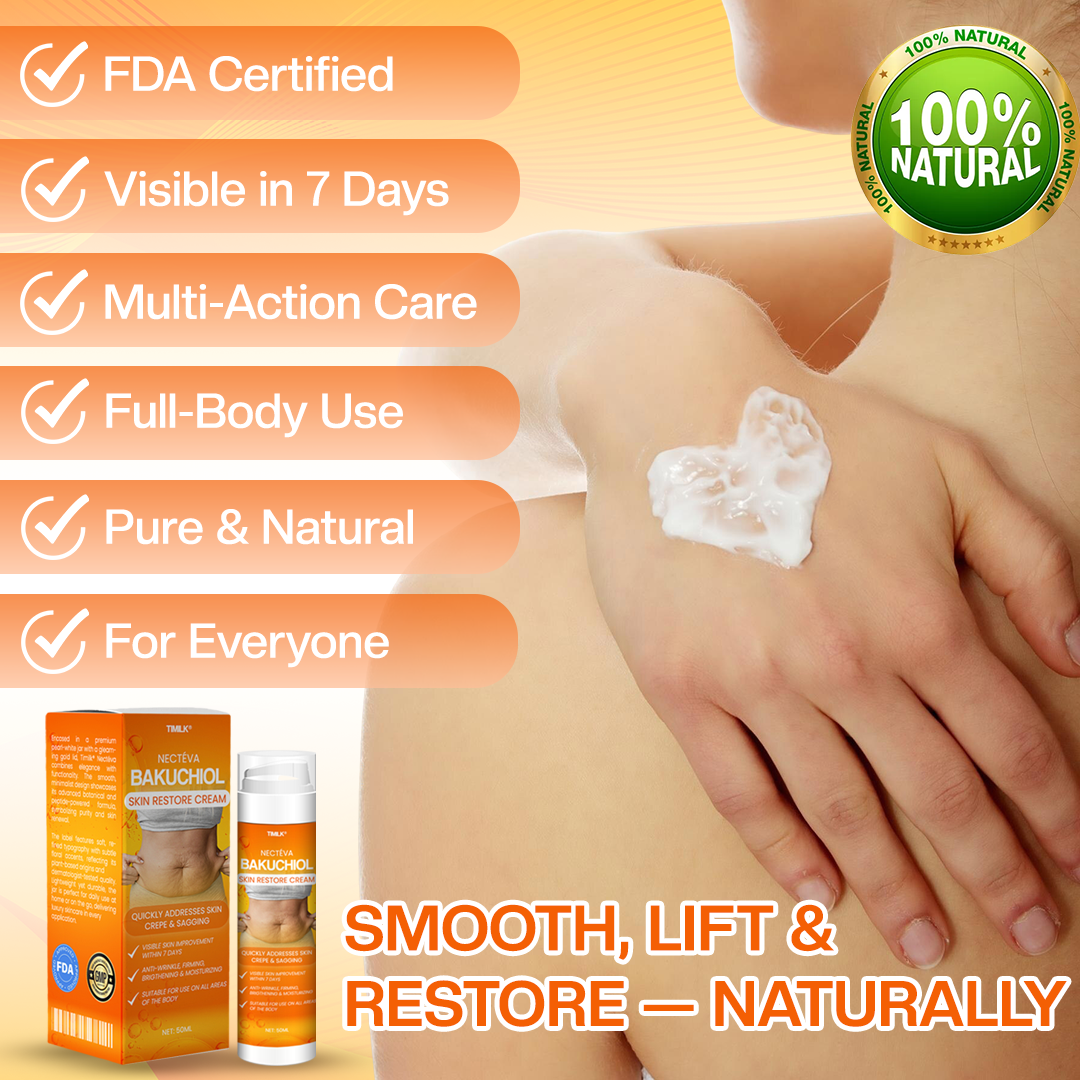 Timilk® Nectéva Bakuchiol Skin Restore Cream - (Anti-aging, Hydrating, Skin Firming & Lifting)
