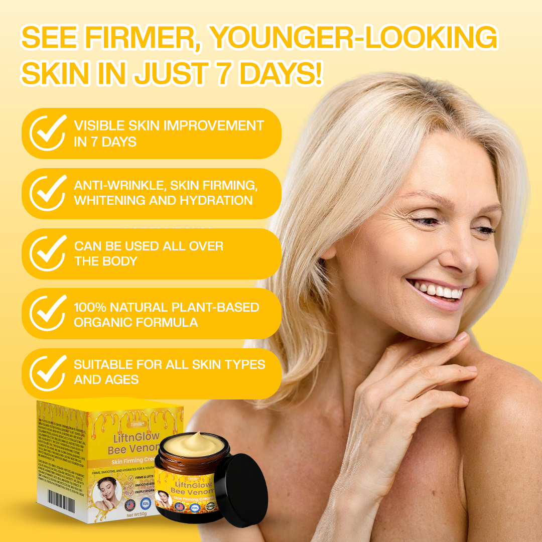 Timilk® LiftnGlow Bee Venom Skin Firming Cream