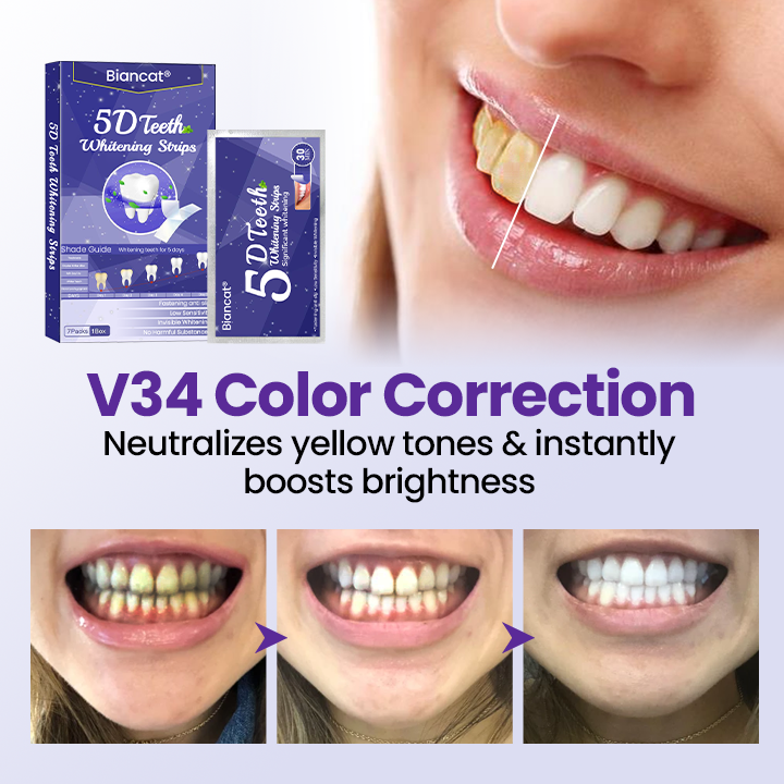Biancat® BrightSmile Whitening Strips.