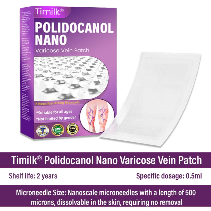 Timilk® Polidocanol Nano Varicose Vein Patch.