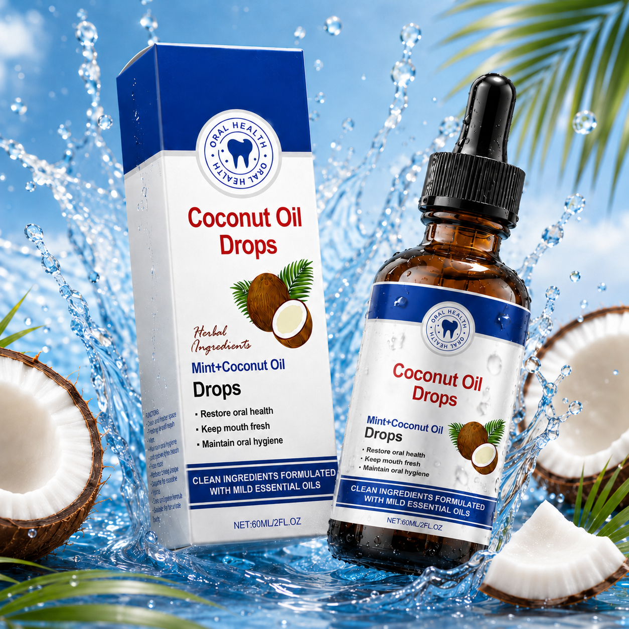 Coconut Oil Drops