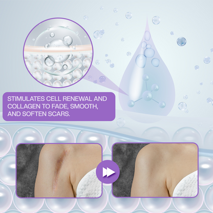 Timilk® RevivaDerma Face & Body Scar Gel - Clinically proven to soften, flatten and fade surgical scars, acne marks, burns, keloids and trauma-related scars