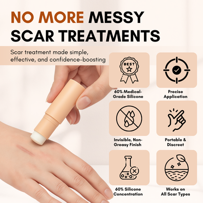 Timilk® ClearFlaw Silicone Scar Solution Stick