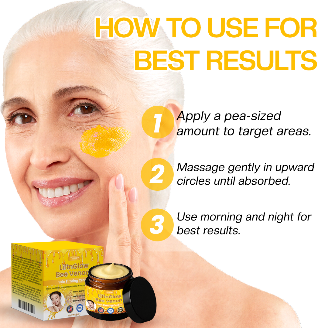 Timilk® LiftnGlow Bee Venom Skin Firming Cream