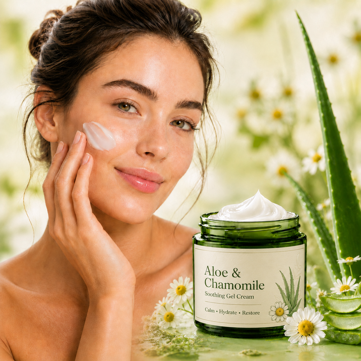 Aloe & Chamomile Soothing Gel-Cream