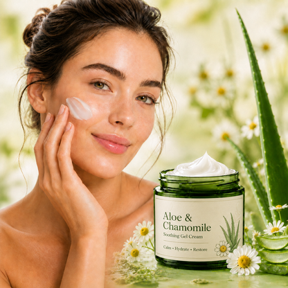 Aloe & Chamomile Soothing Gel-Cream
