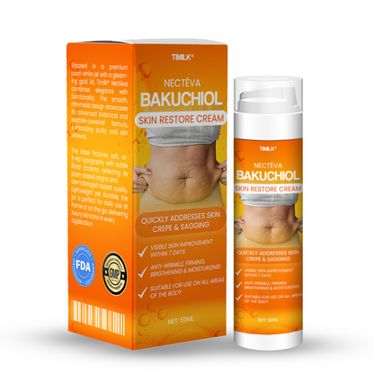 Timilk® Nectéva Bakuchiol Skin Restore Cream - (Anti-aging, Hydrating, Skin Firming & Lifting)