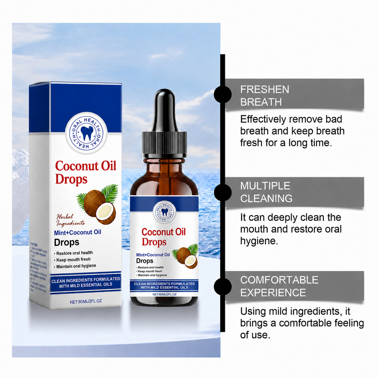 Coconut Oil Drops